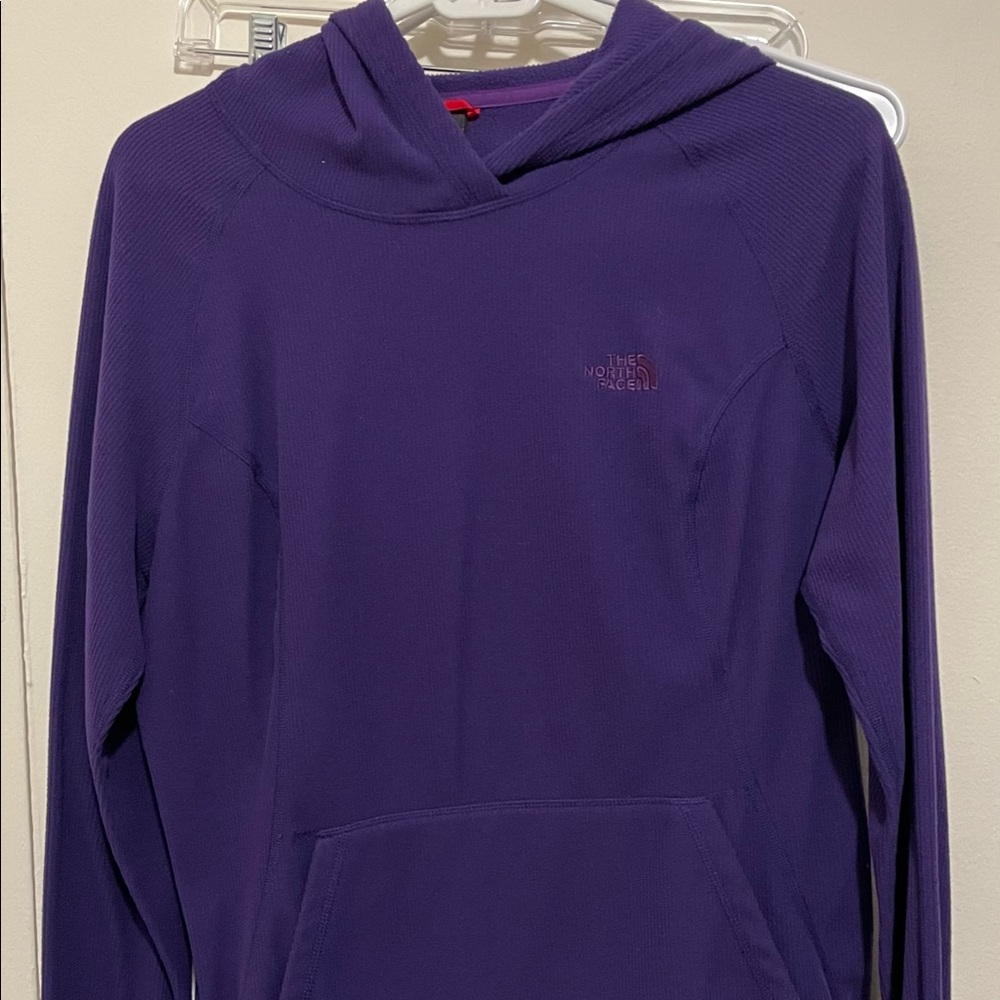 North Face fleece hoodie
